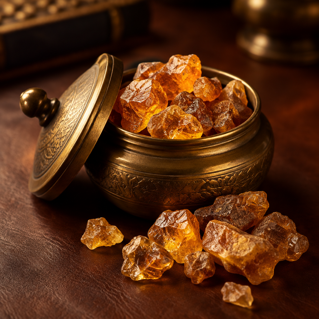 Benzoin Resin – Brass Jar